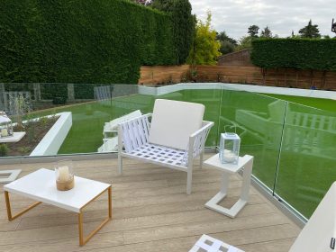 Modern Surbiton Garden Design Render, Mark Lane Designs
