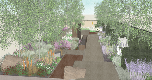 Concept for Show Garden for Autumn RHS Chelsea Flower Show 2021