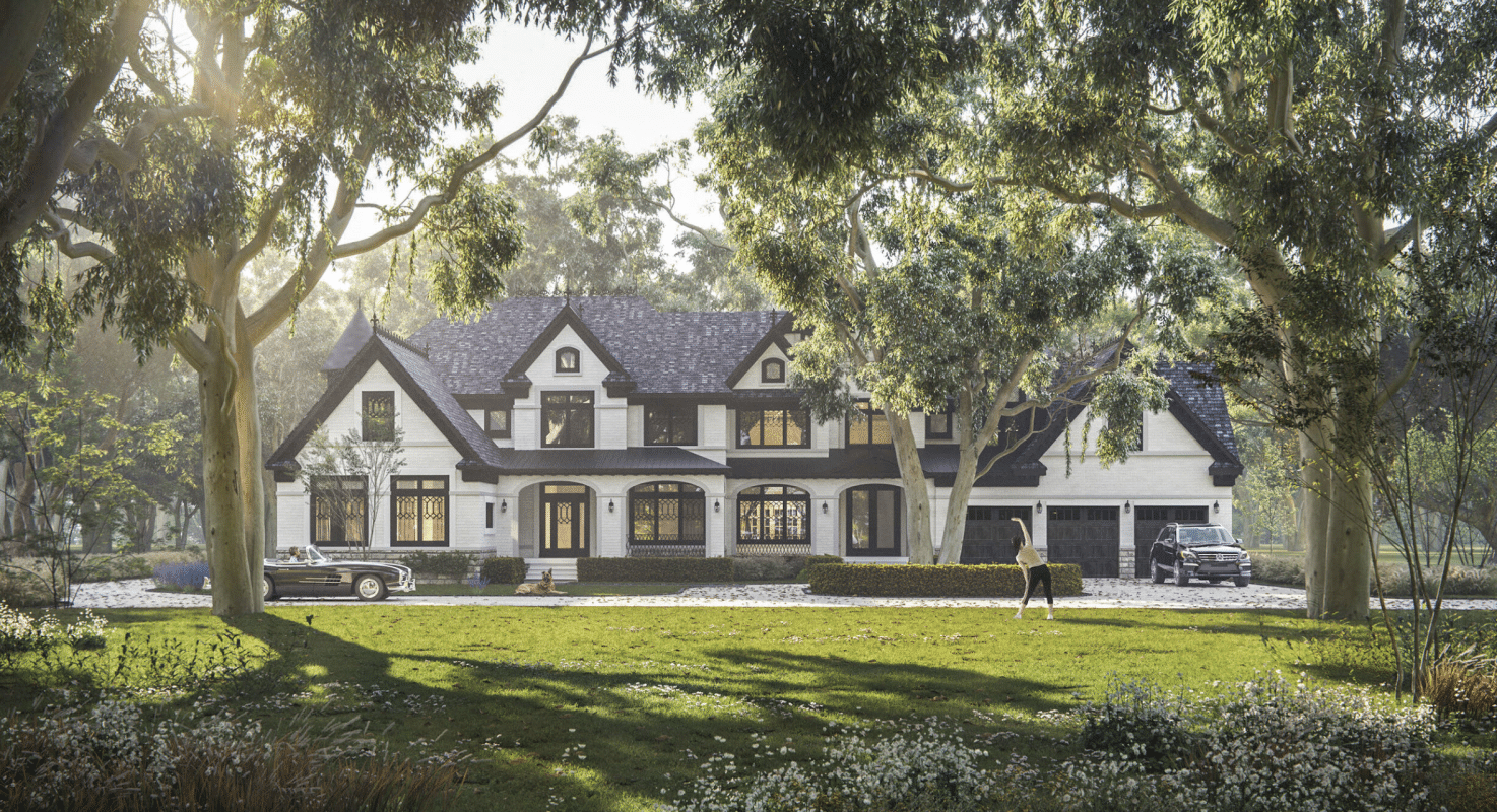 Concept garden for a professional footballer, Alderley Edge, UK