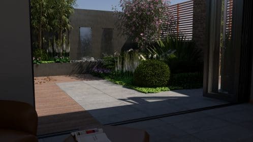 Modern Courtyard Garden, Mark Lane Designs Ltd